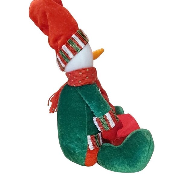 12.75 Inch Christmas Snowman Elf Calendar, Interactive Plush - Picture 3 of 6